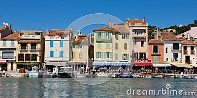 Cassis a fishing village in France Stock Photo