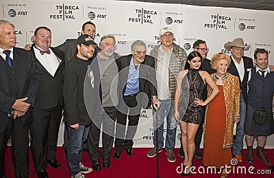 Cast and Crew of `Dog Years` Gather at 2017 Tribeca Film Festival Editorial Stock Photo