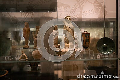 Cast gallery in the Ashmolean Museum, Oxford Editorial Stock Photo