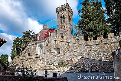 Castagneto Carducci, Leghorn, Italy - Etruscan Coast Stock Photo