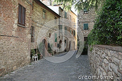 Castagneto carducci in tuscany, italy Stock Photo