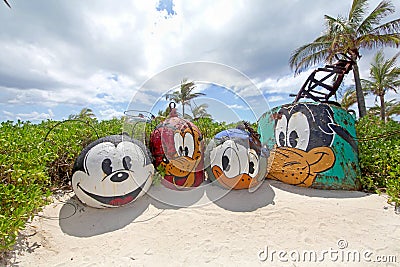 Castaway Cay Mount Rustmore Editorial Stock Photo