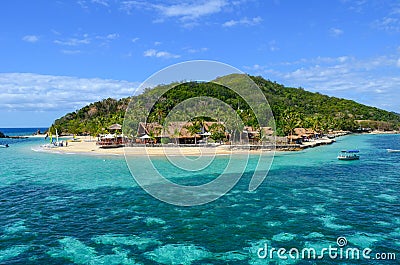 Castaway Island, Mamanucas, Fiji Stock Photo