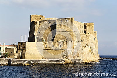 Castel dell `ovo, Naples Italy Stock Photo