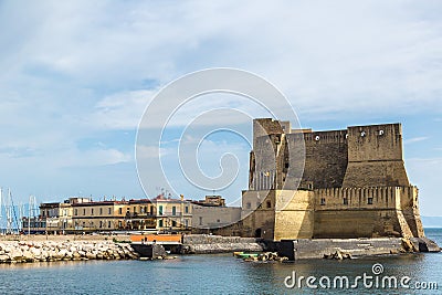 Castel dell\'Ovo in Naples, Italy Stock Photo