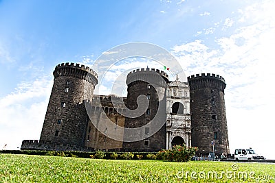 Castel Nuovo in Italy Editorial Stock Photo