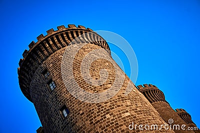 Castel Nuovo Medieval castle Naples Italy Stock Photo