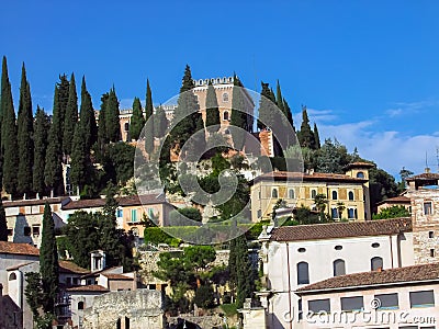 Castel san Pietro in Verona, Italy Stock Photo