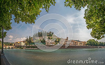 Castel San Pietro in Verona Stock Photo