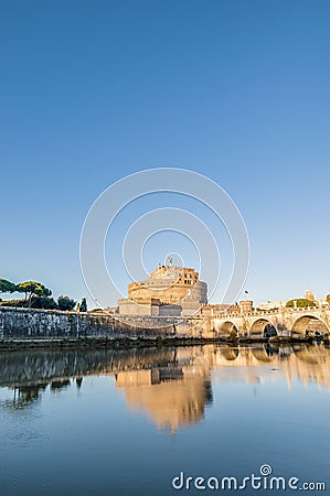Castel Sant Angelo in Parco Adriano, Rome, Italy Stock Photo