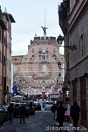 Castel Sant Angelo Editorial Stock Photo