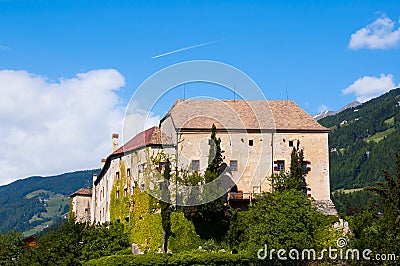 Castel Scena - Schloss Schenna Stock Photo