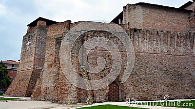 The Castel Sismondo The Malatesta Castle Editorial Stock Photo