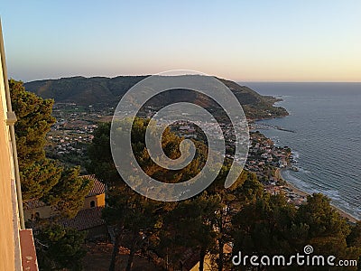 Castellabate - Panorama of San Marco Stock Photo