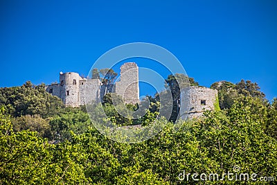 Castello Barbarossa on the island of Capri, Italy Stock Photo