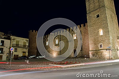 Castello dei Conti di Modica in Alcamo, Sicily. Stock Photo