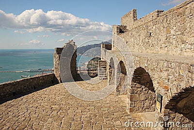 Castello di Arechi. Salerno. Italy Stock Photo