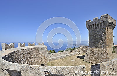 Castello di Populonia, Italy Stock Photo