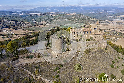 Castellvell medieval castle in Solsona. Catalonia Spain Stock Photo