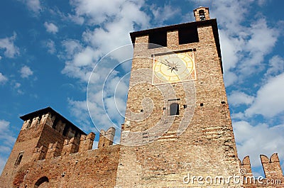 Castelvecchio in Verona Stock Photo