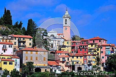 castiglione chiavarese Stock Photo