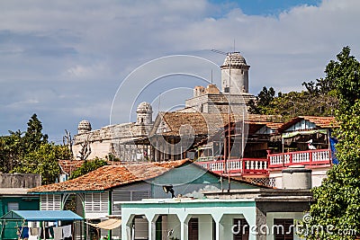 Castillo de Jagua castle, Cu Editorial Stock Photo