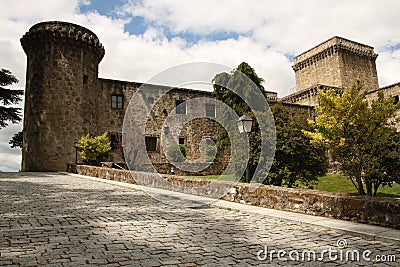 CASTILLO DE JARANDILLA DE LA VERA Stock Photo