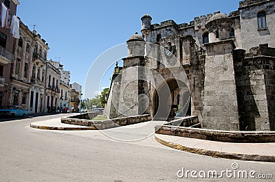 Castillo de la Real Fuerza - Old Havana - Cuba Editorial Stock Photo