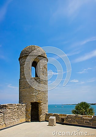 Castillo de San Marcos National Monument Stock Photo