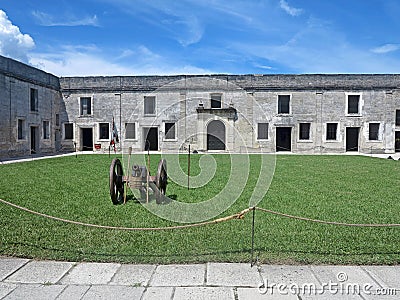 Castillo de San Marcos, St. Augustine, Florida Editorial Stock Photo