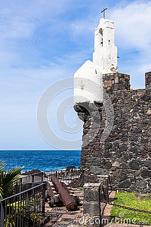 Castillo de San Miguel in Garachico Stock Photo