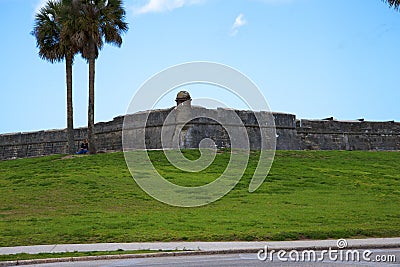 The Castillo of San Marco at St Augustine Florida USA Editorial Stock Photo