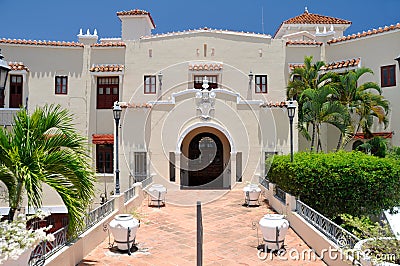 Castillo Serralles Mansion at Ponce, Puerto Rico Stock Photo