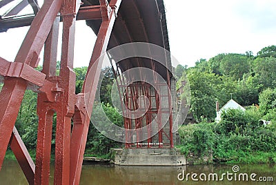 Iron Bridge Stock Photo