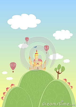 Castle Vector Illustration