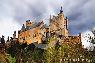 Alcazar of Segovia, Spain Stock Photo