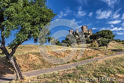 Castle of Almodovar del Rio, It is a fortitude of Moslem origin, Editorial Stock Photo