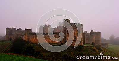 Alnwick Castle Stock Photo