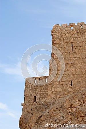 Castle in ancient Palmyra, Syria Stock Photo