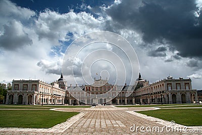 Castle in Aranjuez Stock Photo