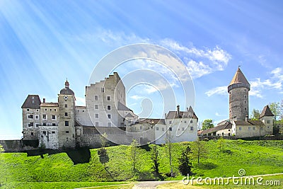 Castle in Austria Stock Photo