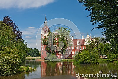 Castle of Bad Muskau Stock Photo