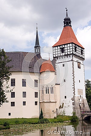 Castle Blatna in Bohemia Stock Photo