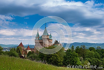 Castle Bojnice in Slovakia Stock Photo