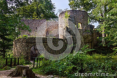 Castle Bolczow in Poland Stock Photo