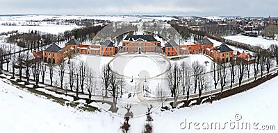 Castle Bothmer Germany in winter Stock Photo