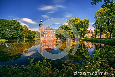 Castle Bouvigne and the surrounding park in Breda, Netherlands Stock Photo