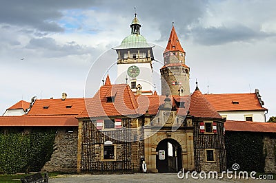 Castle Bouzov. Czech republic Stock Photo