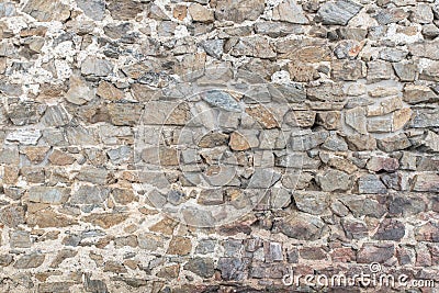 Castle brick wall background Stock Photo