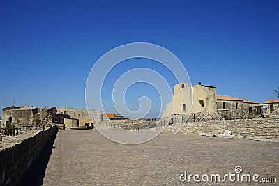 Castle of Carlo V, Crotone Editorial Stock Photo